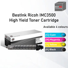 Load image into Gallery viewer, Singapore Stock Bestink IMC3500 Black Cyan Magenta Yellow Toner Bestink.sg
