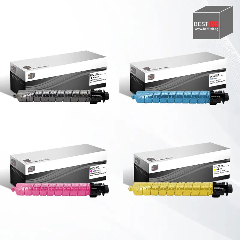 Bestink IMC3510 Black Cyan Magenta Yellow High Yield Toner Cartridge Bestink.sg