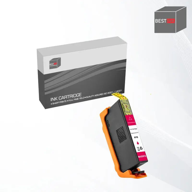 Bestink 915 Black Cyan Magenta Yellow Standard Ink Cartridges 915xl 915 Bestink.sg