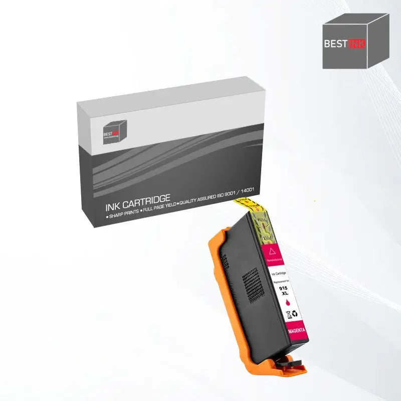 Bestink 915XL Black Cyan Magenta Yellow High Yield Ink Cartridges 915 915xl Bestink.sg