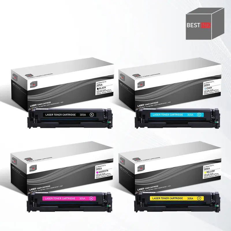 Bestink 305A Black Cyan Magenta Yellow Toner Bestink.sg
