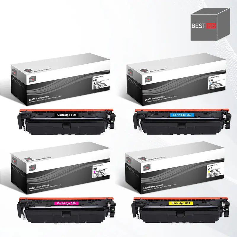 Bestink 069 Black Cyan Magenta Yellow Standard Toner Cartridge Bestink.sg