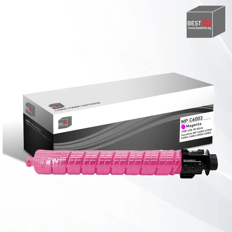 Singapore Stock Bestink MP C6003 MPC6003 Black Cyan Magenta  Yellow Toner Cartridge Bestink.sg