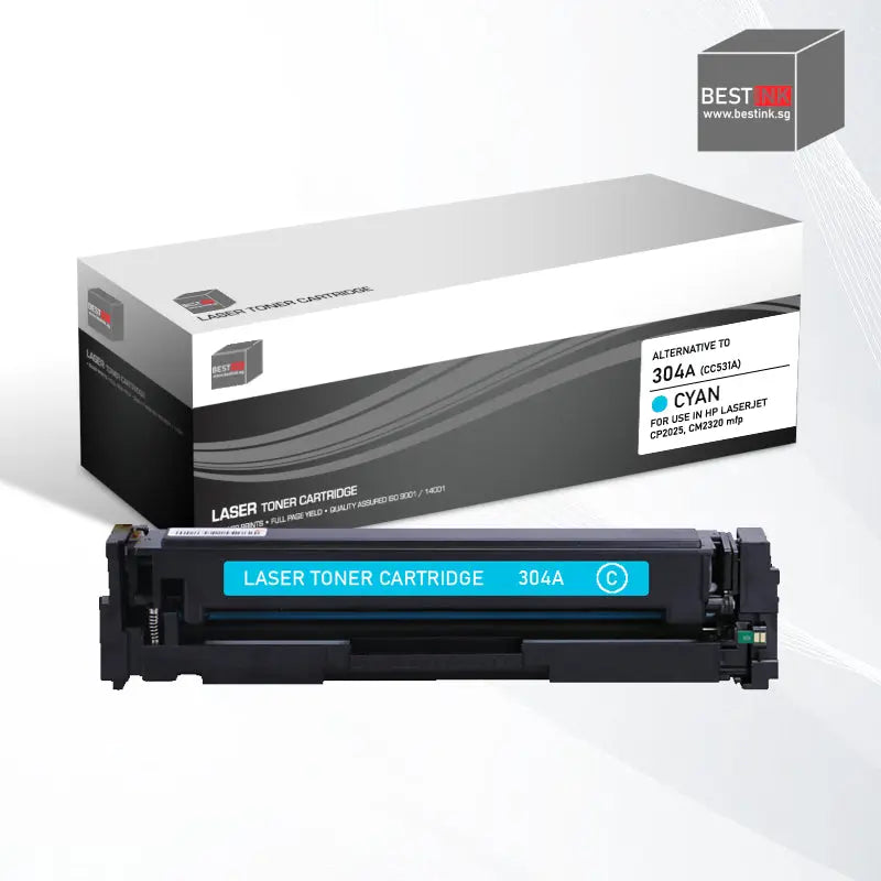 Bestink 304A Black Cyan Magenta Yellow Toner Bestink.sg