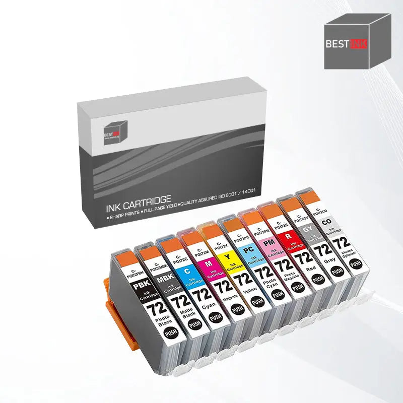 Bestink 72 ink BLACK / PHOTO CYAN / CYAN / PHOTO MAGENTA / MAGENTA / GRAY / LIGHT GRAY / YELLOW Bestink.sg