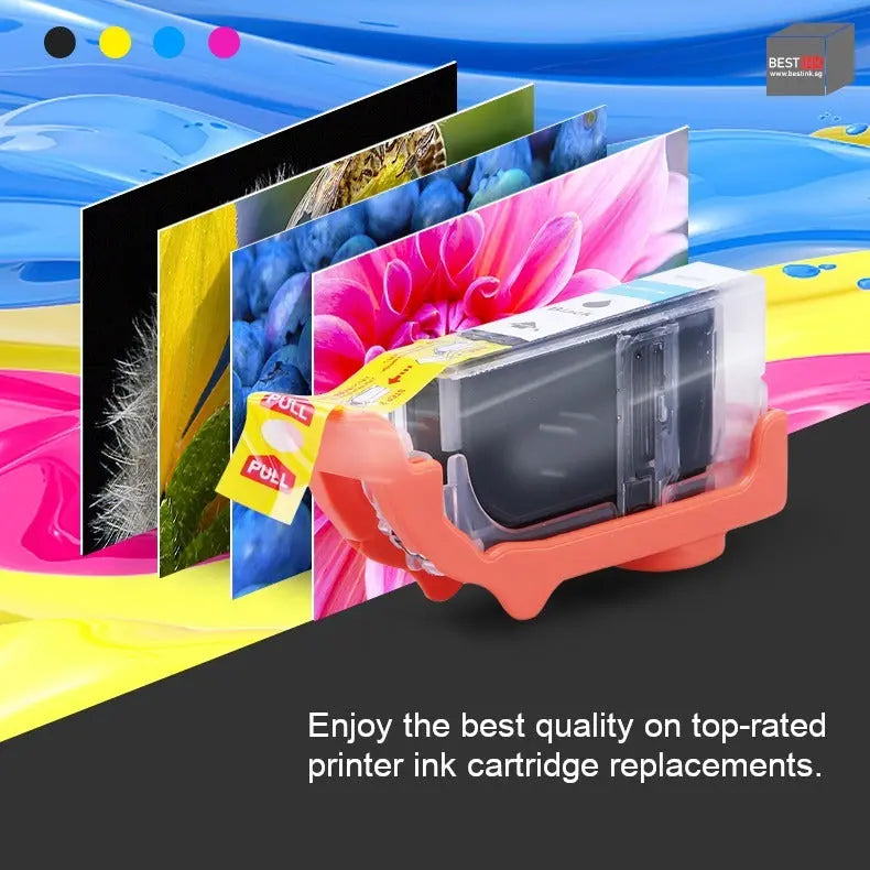 Bestink PG740XL CL741XL Black Color High Yield Ink Cartridge 740xl 741xl Bestink.sg