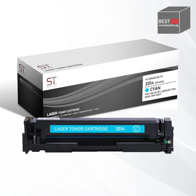 Bestink 201A Black Cyan Magenta Yellow Toner Cartridge Bestink.sg