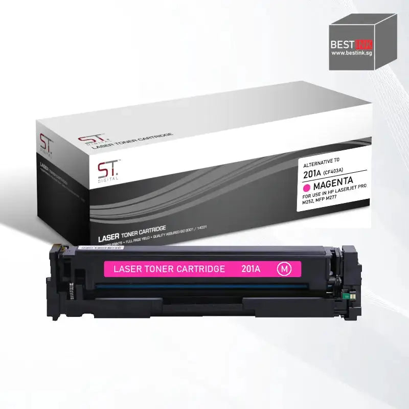 Bestink 201A Black Cyan Magenta Yellow Toner Cartridge Bestink.sg