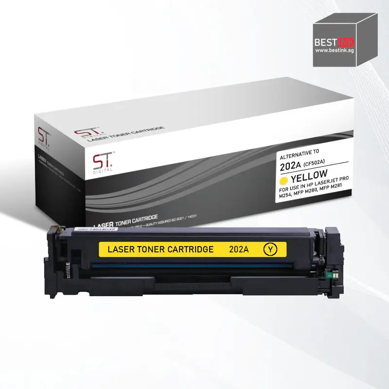 Bestink 202A High Quality Black Cyan Magenta Yellow Toner Cartridge Bestink.sg