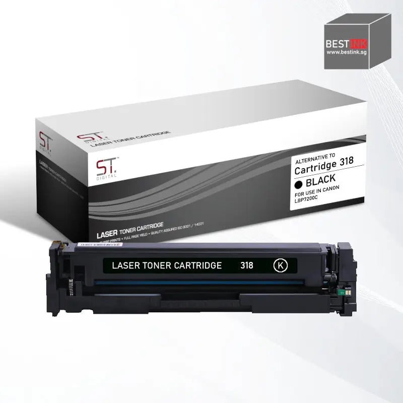 Bestink 318 Black Cyan Magenta Yellow Toner Cartridge Bestink.sg