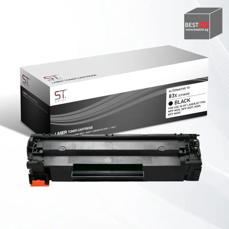 Bestink 83X High Yield Black Toner Cartridge CF283X Bestink.sg