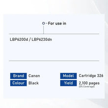 Load image into Gallery viewer, Bestink 326 High Quality Black Toner Cartridge Bestink.sg