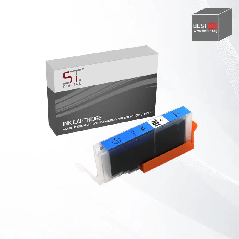 Bestink Black Cyan Magenta Yellow Photo Blue PGI-780XL PGBK CLI-781XL 780XL 781XL High Yield Color Ink Bestink.sg