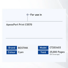 Load image into Gallery viewer, Bestink CT203402 CT203403 CT203404 CT203405 Toner for use in ApeosPort Print C5570 Bestink.sg