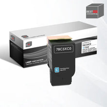 Load image into Gallery viewer, Bestink 78C3X Extra High Yield Black Cyan Magenta Yellow Toner Cartridge 78C3XK0 78C3XC0 78C3XM0 78C3XY0 Bestink.sg