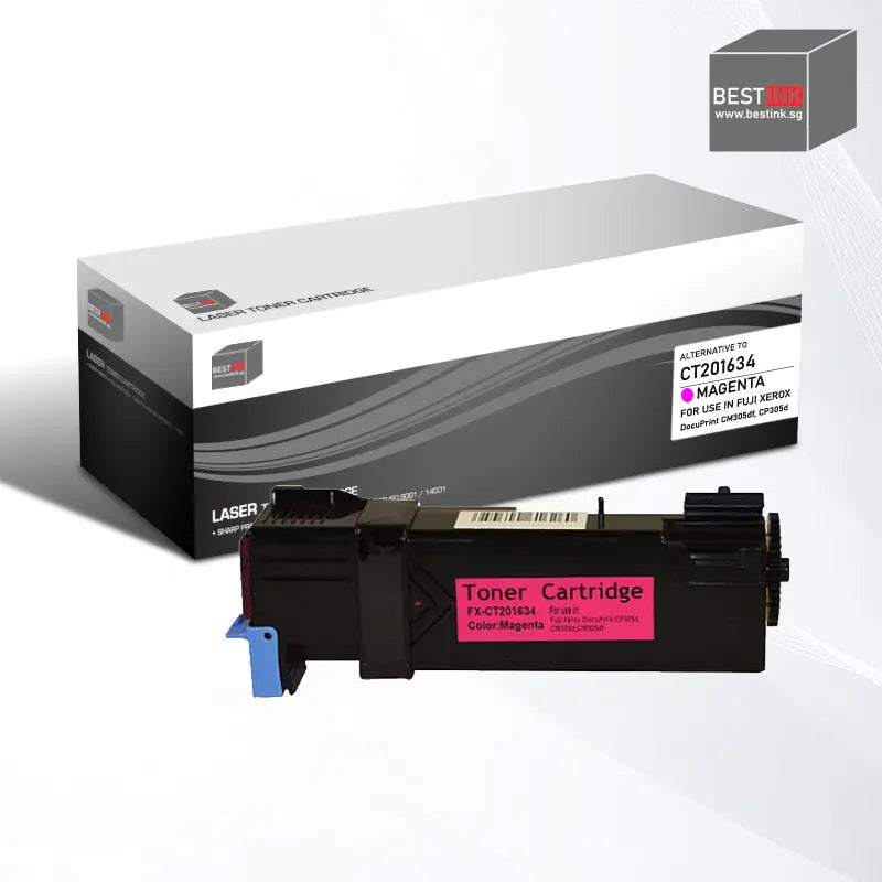 Bestink CT201632 CT201633 CT201634 CT201635 Black Cyan Magenta Yellow Toner Cartridge for use in DocuPrint CP305D CM305DF Bestink.sg