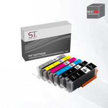 Load image into Gallery viewer, Bestink Black Cyan Magenta Yellow Grey PGI-770 PGBK CLI-771 770 771 High Quality Color Ink Bestink.sg