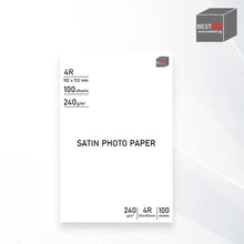 Load image into Gallery viewer, Bestink High Quality Inkjet Photo Paper 4R 4''x 6'' Semi Glossy Satin Photo Paper 240gsm 100 sheets Bestink.sg