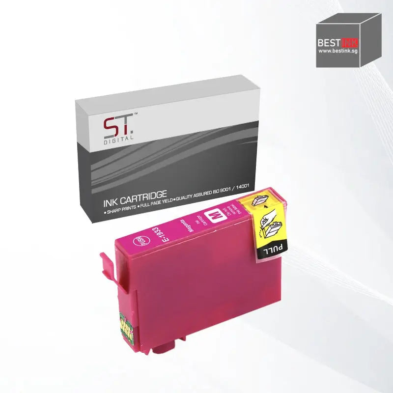 Bestink T193 193 Black Cyan Magenta Yellow Color Ink T1931 T1932 T1933 T1934 C13T193190 C13T193290 C13T193390 C13T193490 Bestink.sg