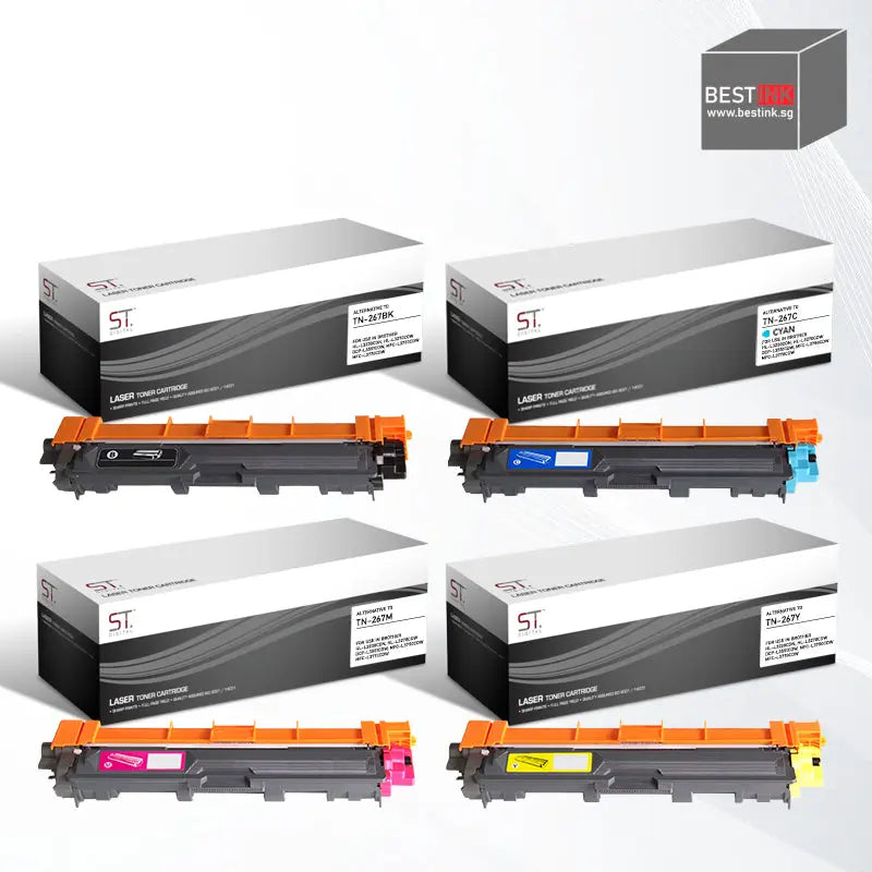 Bestink TN-267 Black Cyan Magenta Yellow Toner Cartridge Bestink.sg