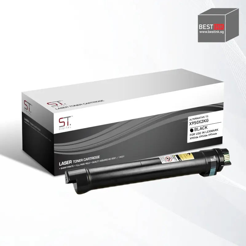 Bestink X950X2 Extra High Yield Black Cyan Magenta Yellow Toner Cartridge X950X2KG X950X2CG X950X2MG X950X2YG Bestink.sg