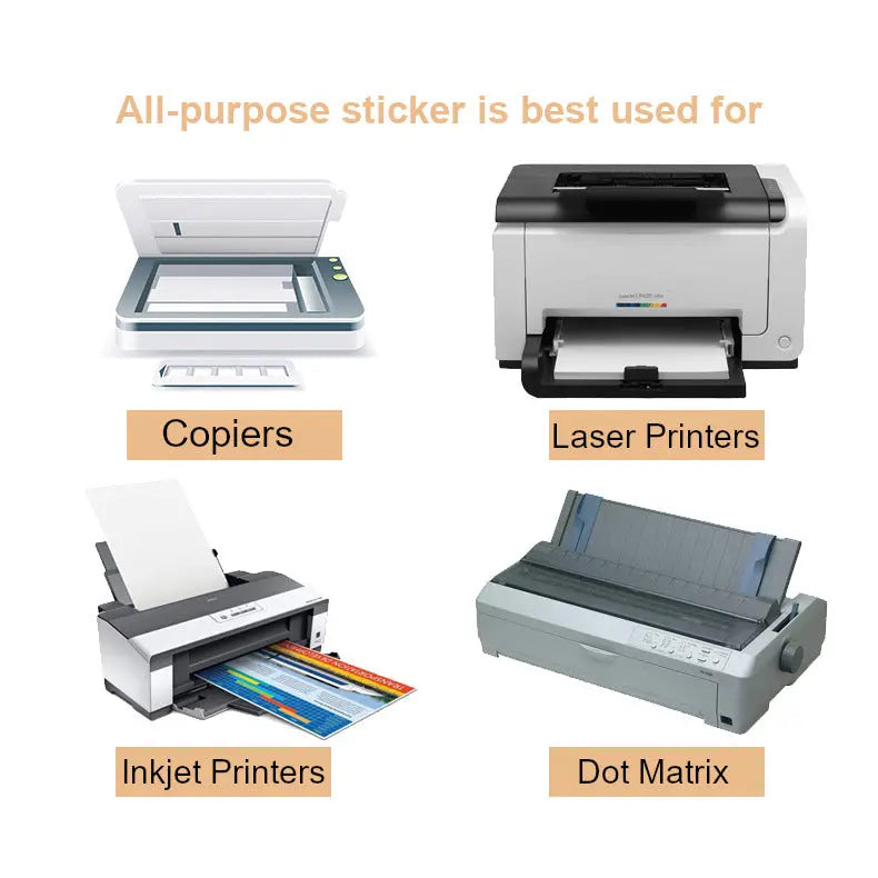 Bestink A5 High Quality Sticker Paper for Waybill Printing 50pcs 100pcs Bestink.sg